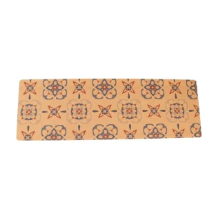 Printed Cork Yoga Mat 3mm Eco-Friendly Natural Rubber Pad for Pilates Workout Manufacturer