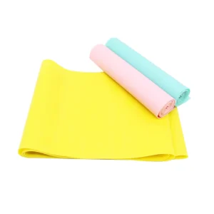 Printed Latex Flat Elastic Resistance Bands for Exercise, Pilates, and Yoga