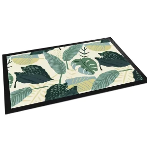 Printed Sublimation Non-Woven Nitrile Rubber Entry Door Mat, Water-Absorbing, Anti-Slip