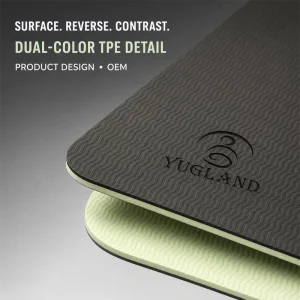 Private Label TPE Yoga Mat Custom Logo Non Slip Exercise Pad for Pilates Workout Factory Distributor Supplier