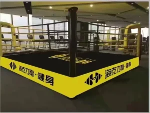 Pro Boxing Muay Thai Ring Custom Logo Size Steel Frame Boxing Ring for Gym Competition