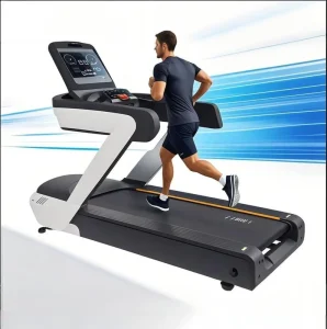 Professional 200Kg Capacity 25Km H Speed Treadmill for Gym Display Multi Functional Training LCD Touch Screen Panel Electric
