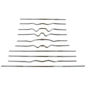 Professional 2m Competition Silver Steel Weightlifting Barbell