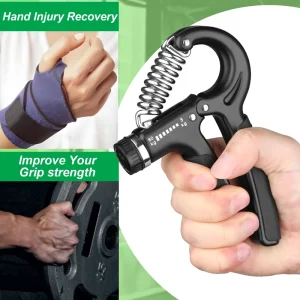 Professional Adjustable Grip Strengthener LD-WLQ TPR+ABS+Steel Men’s Finger Arm Muscle Training Hand Fitness Equipment