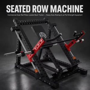 Professional All-in-One Strength Training Gym Equipment Double Track Rowing Pull Back Machine for Arms Shoulder Core Muscle