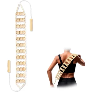 Professional Back Wood Therapy Massage Roller Rope Tool Body Muscle Relief Kit