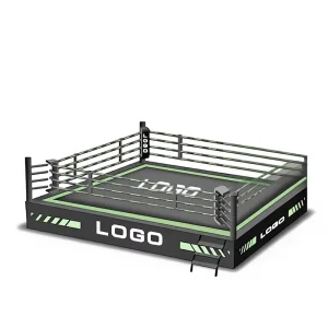Professional Boxing Ring Manufacturer Custom-Size Platform Steel-Frame Square Cage for Gym Combat Sports Competitions