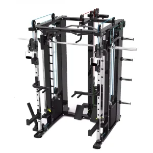 Professional Commercial Fitness Gym Equipment Multi Smith Machine Gym 3 Group of Stacks Smith Machine SM004