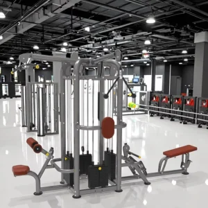 Professional Design K0480 4 Station Multi Gym Equipment Strength Training Machine 90KG 70KG Weight Stack 3.0mm Steel Tube