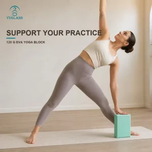 Professional EVA Yoga Block High Density Non Slip Exercise Prop for Pilates Gym Workout Custom Logo