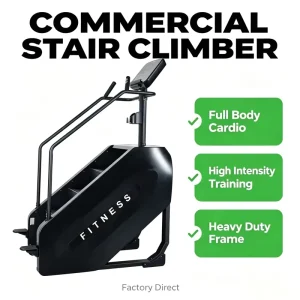 Professional Electric Commercial Stair Master Climber Heavy Duty Steel Frame Cardio Stepper Gym Fitness Equipment