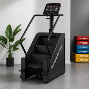 Professional Electric Stair Climber 200kg Capacity Heavy Duty Metal Step Mill for Commercial Fitness Use