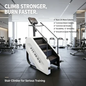 Professional Electric Stair Climber Machine Stair Master Durable Cardio Fitness Equipment for Home Gym Studio Full Body Workout