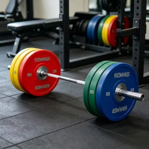 Professional Fitness Colorful Rubber Bumper Plates Weightlifting Durable Gym Factory Use Strength Training Equipment