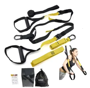 Professional Functional Weight Body Fitness Adjustable Resistance Customized Logo Training Straps Suspension Sling Trainer