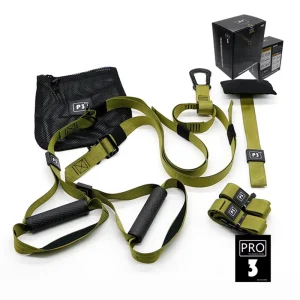 Professional Functional Weight Body Fitness P3-Trx Adjustable Hanging Training Resistance Belt with Resistance Bands