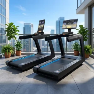 Professional Gym Machines Commercial Treadmill Fitness Gym Cardio Equipment Treadmill with Mirror and Touch Screen