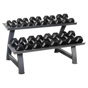 Professional Home Gym Equipment 2.5 30kg Pure Rubber Hex Dumbbells Solid Cast Iron with Rubber for Men and Women