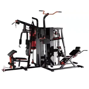 Professional Home Gym Equipment Multi Functional Weight Lifting Strength Training Trainer Smith Machine 5 Station