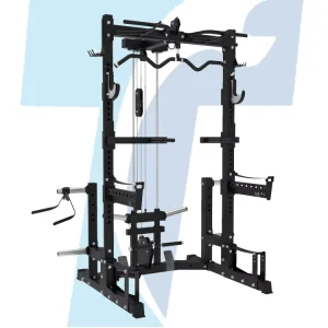 Professional Home Gym Use Fitness Equipment Doing Exercise Home Muscle Squat Rack