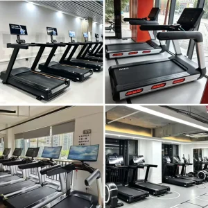 Professional Life Commercial LED Screen Treadmill Heavy Duty Shock Absorbing Cardio Running Machine for Fitness Gym Studio