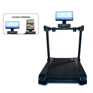 Professional Motorized Treadmill Adjustable Angle Screen Wide Belt Running Machine Commercial Gym Cardio Training Equipment