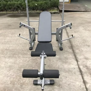 Professional Multifunction Gym Bench Press Weight Lifting Equipment Safety Features Metal Material