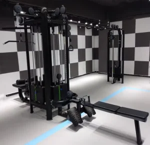 Professional Multiple Muscle Fitness Multi-Station Gym Trainer Machine Space-Saving Equipment 5-Station Workout Machine PB82