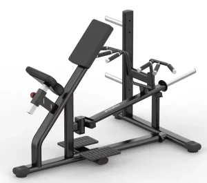 Professional T Bar Row Machine Commercial Chest Supported Row Strength Equipment with Weight Plate Rack for Back Muscle Training