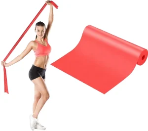 Professional Women’s Home Gym Workout TPE Elastic Foldable Exercise Bands Waterproof Portable for Arms Legs Glutes Training