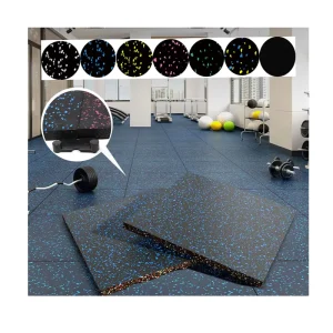 Protective Gym Flooring Rubber Mat Tiles
