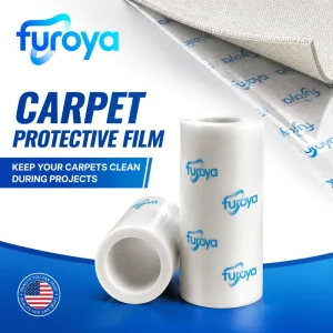 Protective LLDPE Soft Carpet Film for Moving Companies Providing Temporary Floor Cover During Relocation