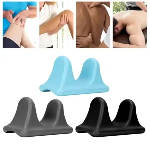 Psoas Muscle Release Deep Tissue Massage Tool, Black, for Back, Hip Flexor, Gym and Sports