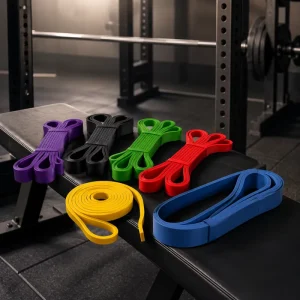 Pull-Up Assist Band Set, Elastic Rubber Bands