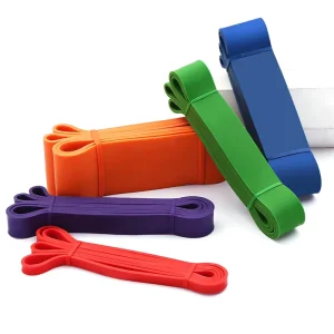 Pull-Up Assist Elastic Resistance Band Set, Latex Rubber