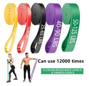 Pull-Up Assistance Resistance Bands Set for Men and Women Muscle Training
