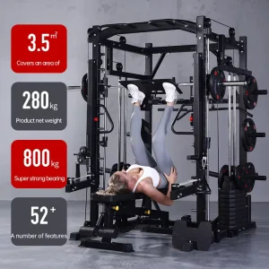 Pull-Up Bar Multi-Functional Trainer Smith Machine Gym Equipment