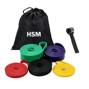 Pull-Up Workout Exercise Bands Latex Elastic Power Assist Long Resistance Band Set