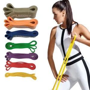 Pull-Up Workout Loop Resistance Band Set, 2080 cm, Elastic Stretch