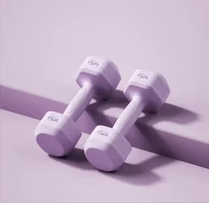 Purple Neoprene Hex Dumbbells