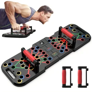 Push up Board Counter Workout Equipment Portable Foldable Push up Bar Pushup System Home Gym Fitness