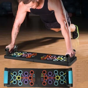 Push up Board Home Fitness Equipment Foldable Anti slip Push up Bar Chest Muscle Abdominal Training Tool