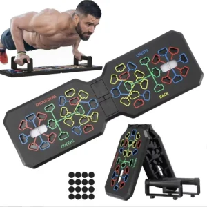 Pushup Foldable Home Training Auxiliary Support for Chest Push up Board