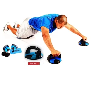 Pushup Training Rotating and Sliding