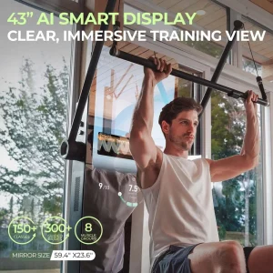 Q Power Station Fitness Mirror Multi Gym Machine Strength Training Equipment Home Trainer