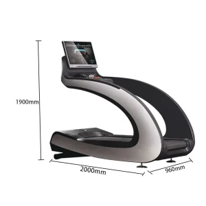 QLK Cardio Treadmill with High-Elastic Deck, Silicone Shock Absorption and Electric Drive