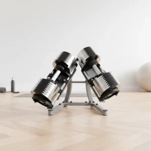 Quick-Adjust Adjustable Dumbbell Set for Home Gym Strength Training