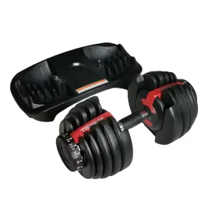Quick-Adjust Adjustable Dumbbells 2.5-24kg Portable for Home and Gym