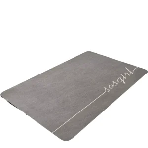 Quick Dry Rubber Backing Diatomaceous Earth Dish Mat Water Absorbent Anti Slip Kitchen Tableware Draining Storage Pad