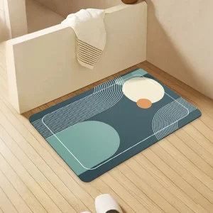 Quick-Drying Non-Slip Bathroom and Kitchen Floor Mats